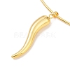 Pepper Brass Necklace BJEW-Q350-06G-2