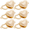 8Pcs Brass Interlocking Clasps KK-BBC0019-68-1