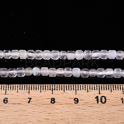 Natural White Agate Beads Strands G-T138-211A-1