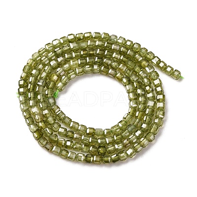 Cubic Zirconia Bead Strands ZIRC-P109-01A-07-1