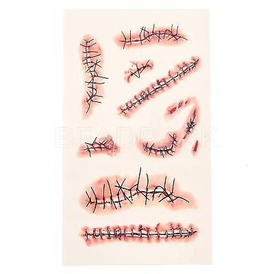 27Pcs Removable Scar Temporary Tattoos DIY-SP0005-66A-1