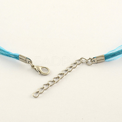 Multi-strand Necklace Cord for Jewelry Making NJEW-R218-M-1