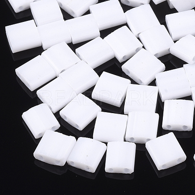 2-Hole Opaque Glass Seed Beads SEED-S023-08A-1