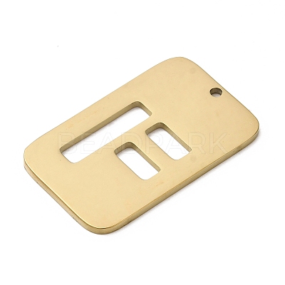 304 Stainless Steel Pendants STAS-D200-01F-G-1