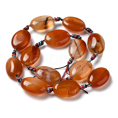 Natural Agate Beads Strands G-K334-02B-1
