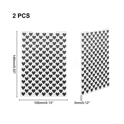 Plastic Embossing Folders DIY-WH0186-01-1