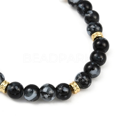 3Pcs 3 Colors 304 Stainless Steel Charm Bracelets BJEW-JB12049-1