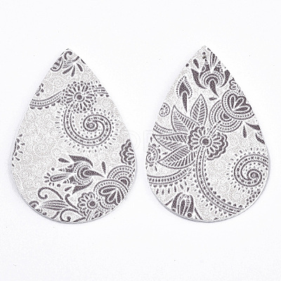 Imitation Leather Big Pendants X-FIND-N001-28D-1