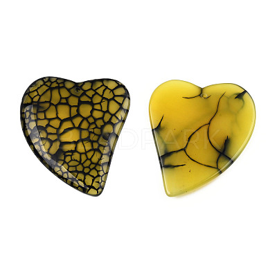 Natural Crackle Agate Big Pendants G-S208-02-1