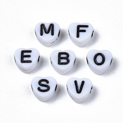 Opaque Acrylic Beads SACR-S273-51-A01-1
