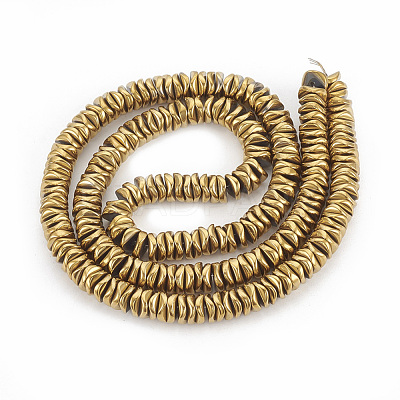 Electroplate Non-magnetic Synthetic Hematite Beads Strands G-N0321-07J-1