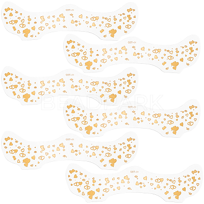10Pcs Transfer Sticker Proof Removable Temporary Tattoos Stickers DIY-SP0003-65A-01-1