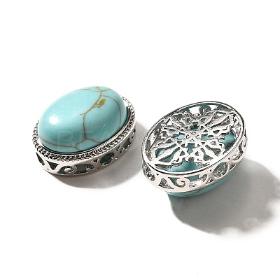 Synthetic Turquoise Multi-Strand Links KK-M304-02P-08-1