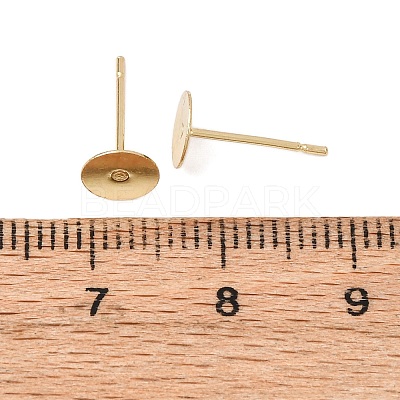 304 Stainless Steel Stud Earring Findings X-STAS-E025-4G-1