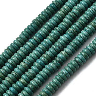 Synthetic Turquoise Beads Strands X-G-J184-01-1