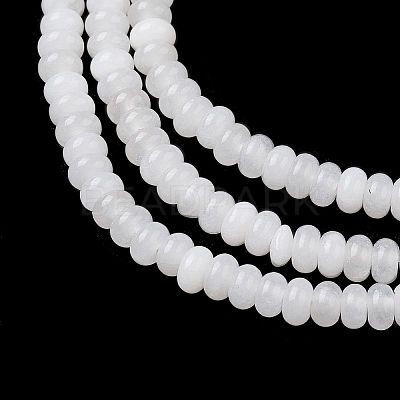 Natural White Jade Beads Strands G-H292-A19-02-1