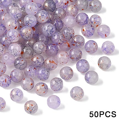 Glass Imitation Jade Beads GLAA-YWC0007-01F-01-1