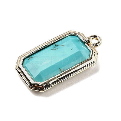 Synthetic Turquoise Pendants G-U019-04G-09-1