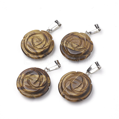 Natural & Synthetic Gemstone Pendants G-S343-M-1