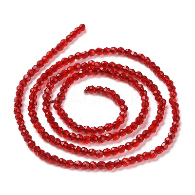 Transparent Glass Beads Strands GLAA-H021-04-24-1