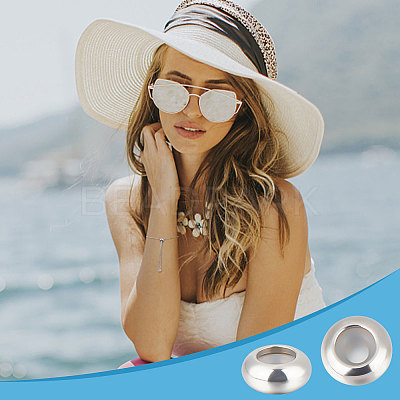 50Pcs 5 Style 201 & 304 Stainless Steel Beads STAS-UN0049-82-1