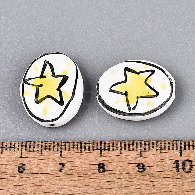 Handmade Porcelain Beads PORC-T134-07-1