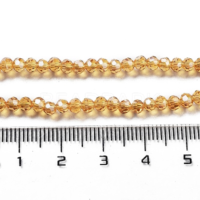 Electroplate Transparent Glass Beads Strands LS-EGLA-A035-T3mm-A17-1