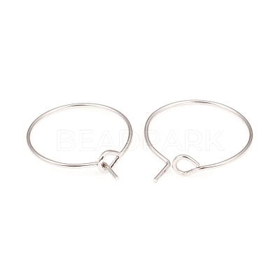 316L Surgical Stainless Steel Hoop Earring Findings STAS-G229-07P-01-1