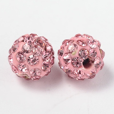 Pave Disco Ball Beads RB-A170-8mm-4-1