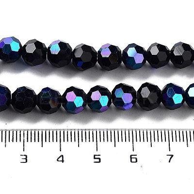 Opaque Glass Beads Strands EGLA-A035-P8mm-L18-1