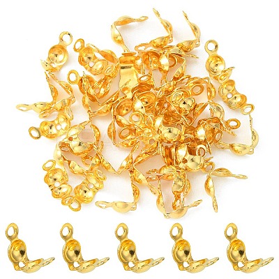 Brass Bead Tips KK-YW0001-53G-1
