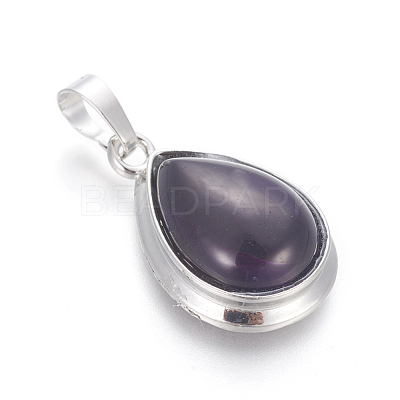 Natural Agate Pendants G-L512-C27-1