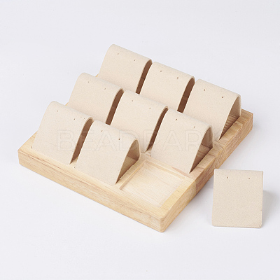 Wood Earring Displays EDIS-E024-03-1