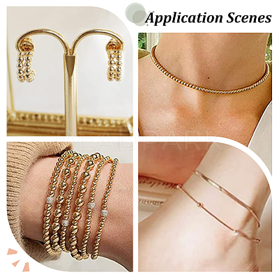 Rack Plating Brass Beads KK-LP0001-08G-02-1