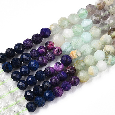 Natural Mixed Gemstone Beads Strands G-D080-A01-02-18-1