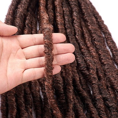Curly Faux Locs Crochet Hair OHAR-G005-12D-1