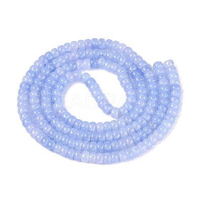 Ombre Effect Dyed Glass Beads Strands GLAA-Q106-05A-A08-1