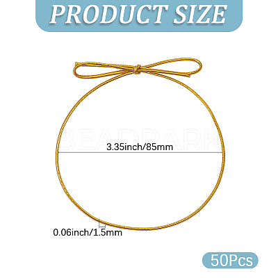 50Pcs Rubber Band Cable Ties for Gift Box DIY-CY0002-97A-1