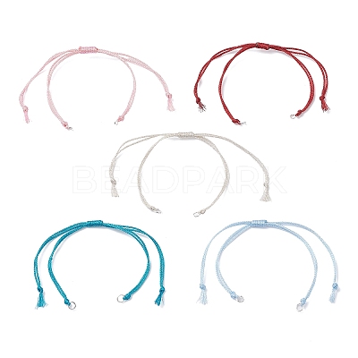 Polyester Cord Braided Bracelet Making AJEW-JB01377-1