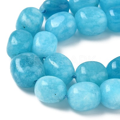 Dyed Natural Malaysia Jade Beads Strands G-P528-I14-01-1