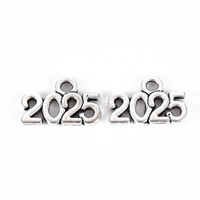 Tibetan Style Alloy Charms TIBE-S323-110AS-RS-1