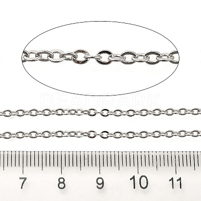 Rack Plating Brass Cable Chains CHC-M001-01P-1