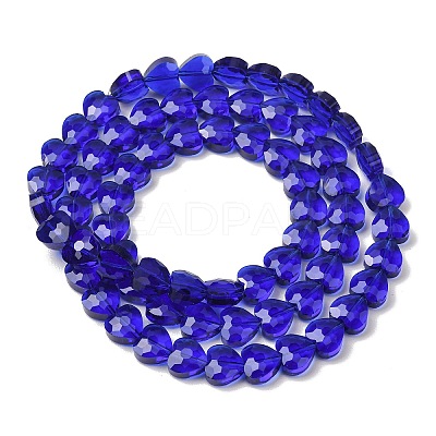 Transparent Glass Beads Strands GL-CBA7A17-03A-10-1