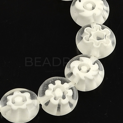 Handmade Millefiori Glass Bead Strands LK-R006-15L-1