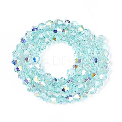 Transparent Glass Beads Strands EGLA-N021-4mm-02-1