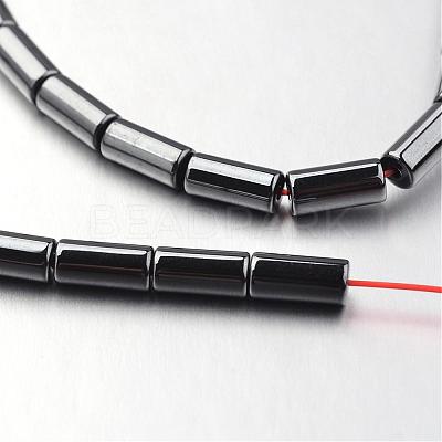Non-magnetic Synthetic Hematite Bead Strands G-F300-37C-09-1