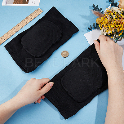 Sponge & Polyester Yoga Sports Knee Pads AJEW-WH20054-202B-02-1