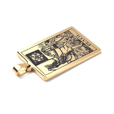 201 Stainless Steel Pendant LS-STAS-B033-01G-13-1