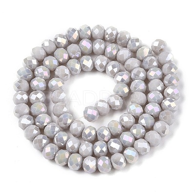 Electroplate Glass Beads Strands LS-EGLA-A044-P6mm-B19-1