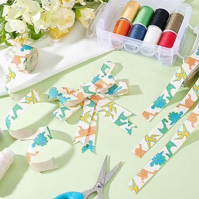 Cotton Printed Ribbon OCOR-WH0110-37A-1